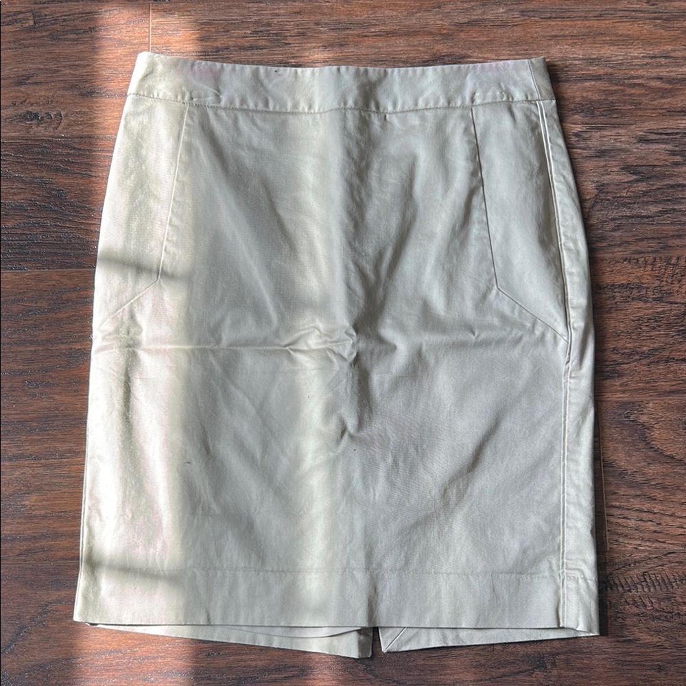 The Limited Tan Midi Skirt